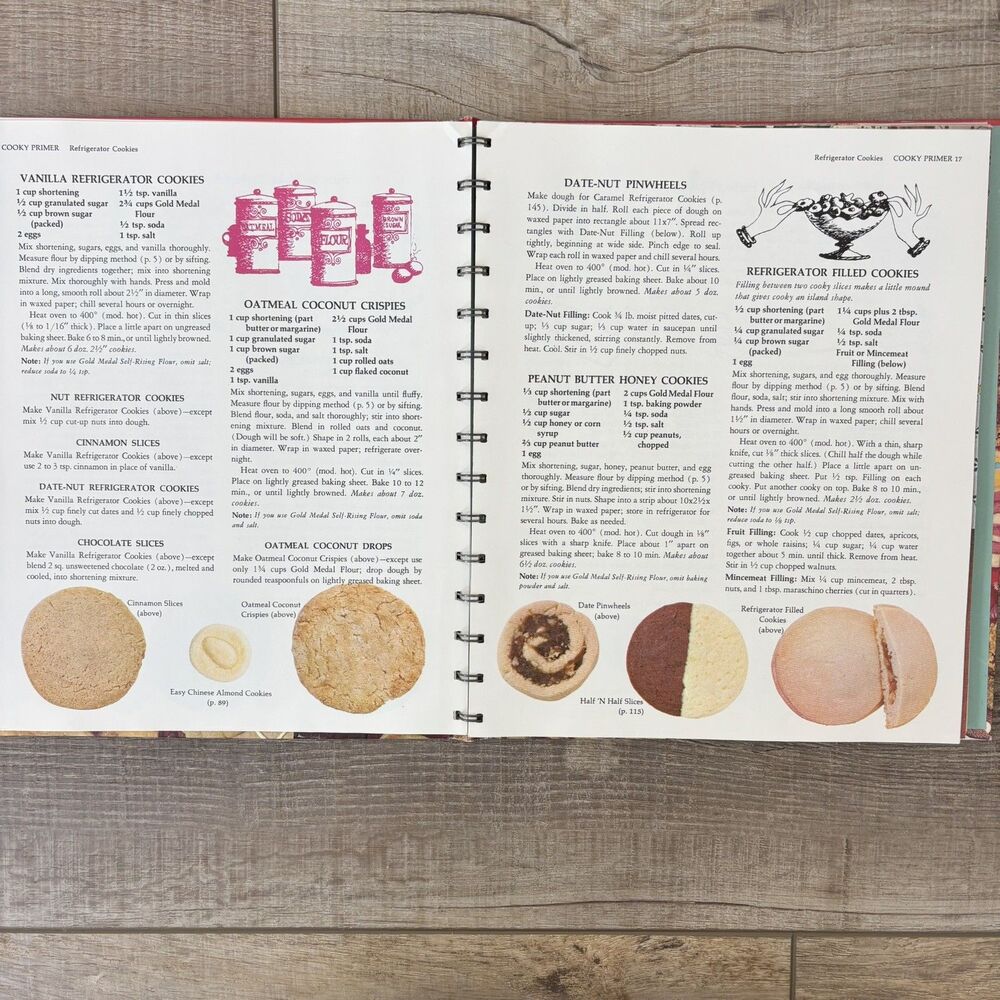 Vtg 1963 Betty Crocker's Cooky Book 1st Edition 8th Printing Spiral Bound HC - Picture 11 of 13